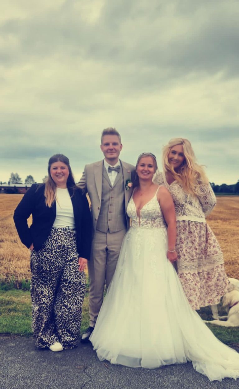Mit Brautpaar Monique & Fabian und Rednerin Sonja Köhler